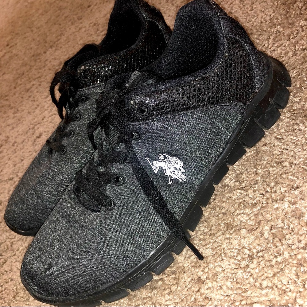 U.S. Polo Assn.•Black•Sneakers•Size 6 1/2